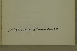 GEORG HENSEL: BECKETT, WIDMUNG VOM AUTOR, SIGNATUR BECKETT