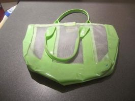 Tasche, durchsichtig, grün