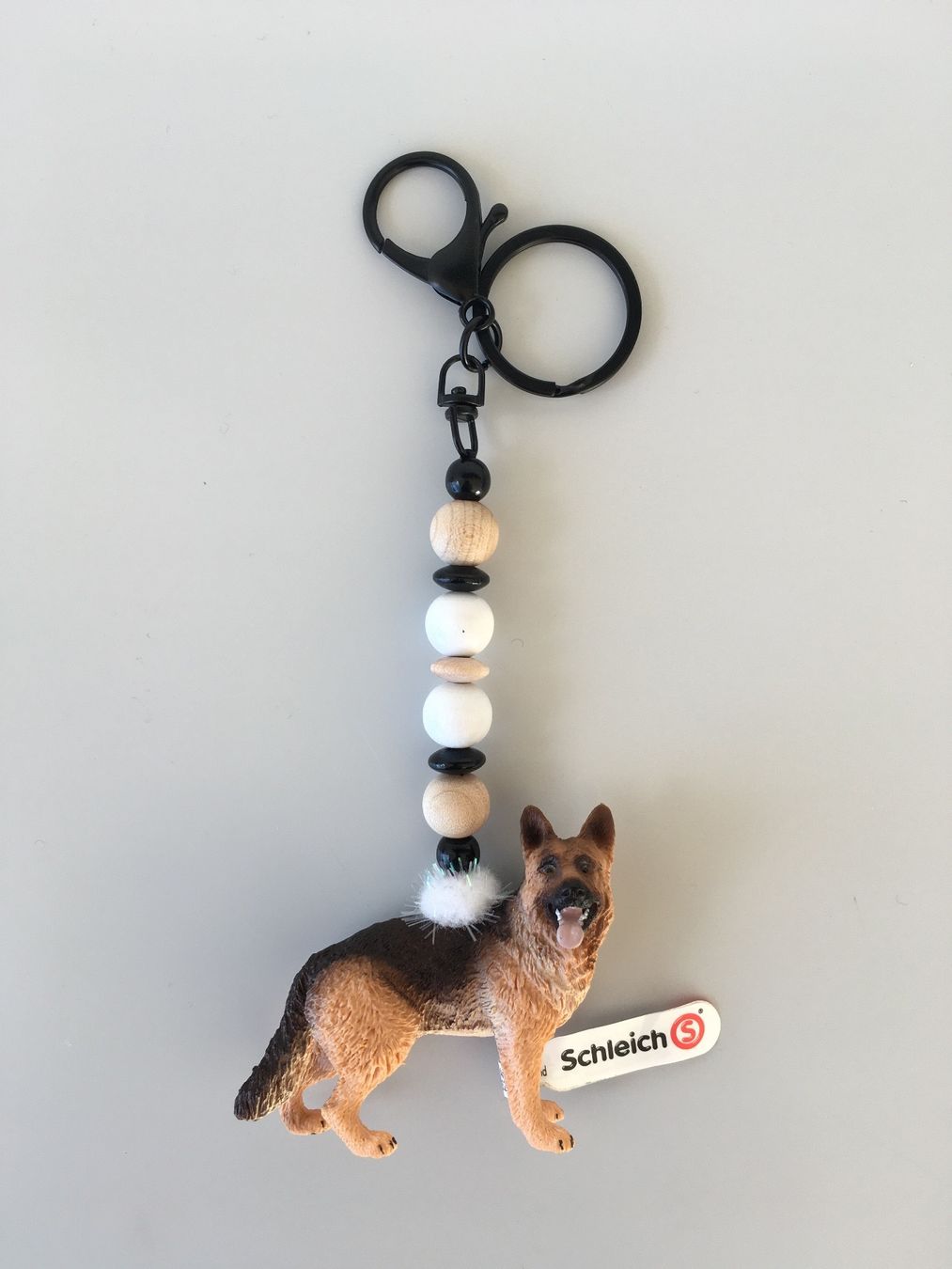 Portachiavi: SCHLEICH Schlüsselanhänger Schäferhund – Nuovo e nell'imballaggio originale da Zollikofen venduto da poppala 1