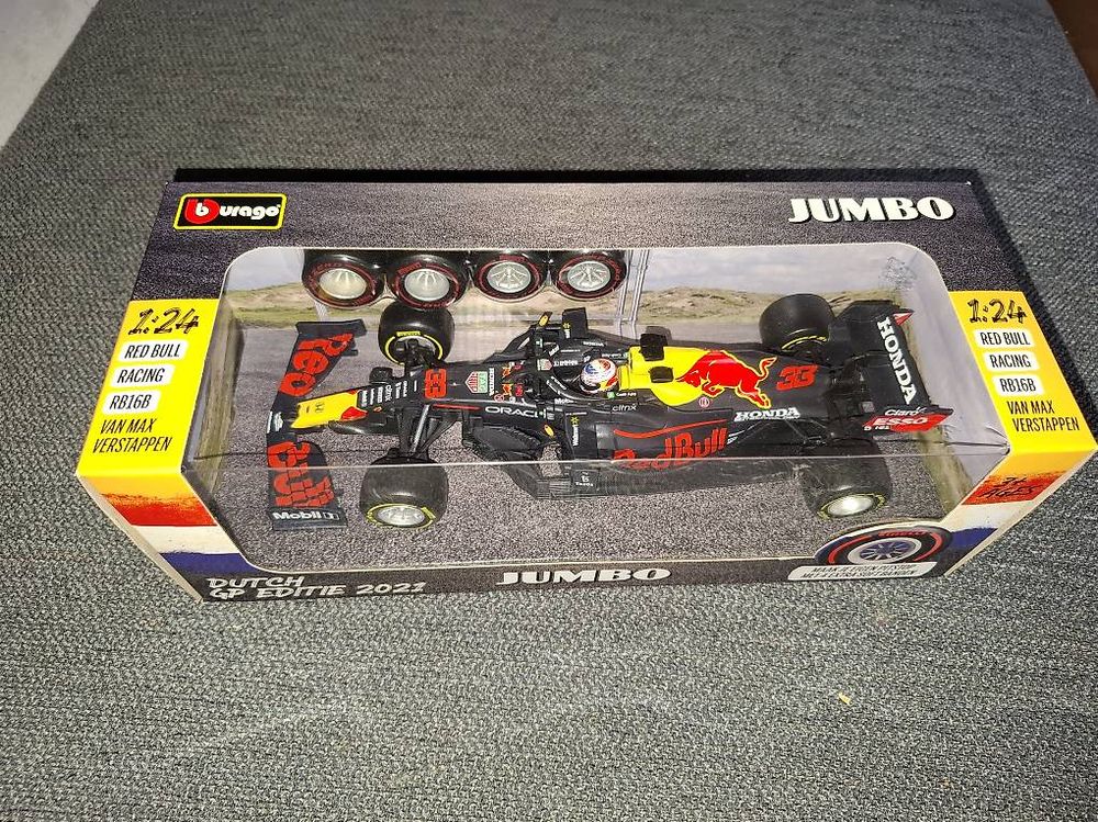 Red Bull RB16B 1:24 Bburago Dutch GP 2021 Jumbo Edition OVP (Gebraucht ...