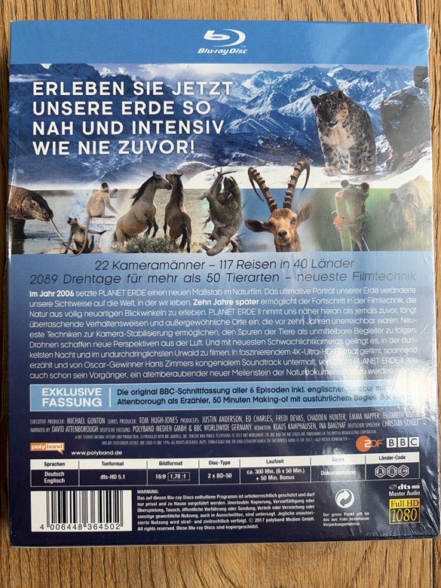 Alle DVDs: Planet Erde 2 - BBC - 2x Bluray Digipack – Neu (gemäss Beschreibung) aus Aesch ZH von Buckwild 1