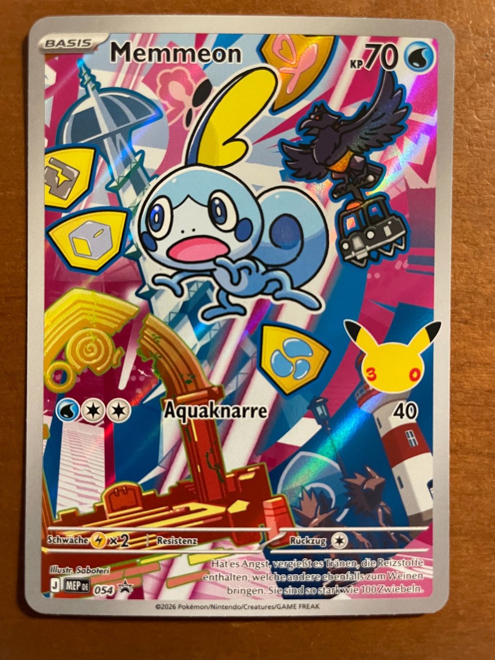 Pokémon Carte collezionabili: Pokemon Memmeon (Versand gratis) – Nuovo (secondo la descrizione) da Chur venduto da Angerson