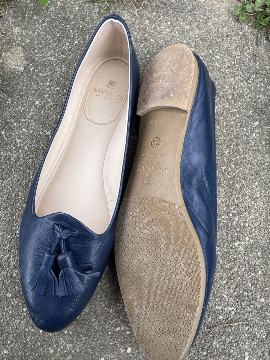 Navyboot Scarpe da donna: Navyboot Ballerinas, dunkelblau, Grösse 39, – Usato da Tann venduto da Clemensthe5 1