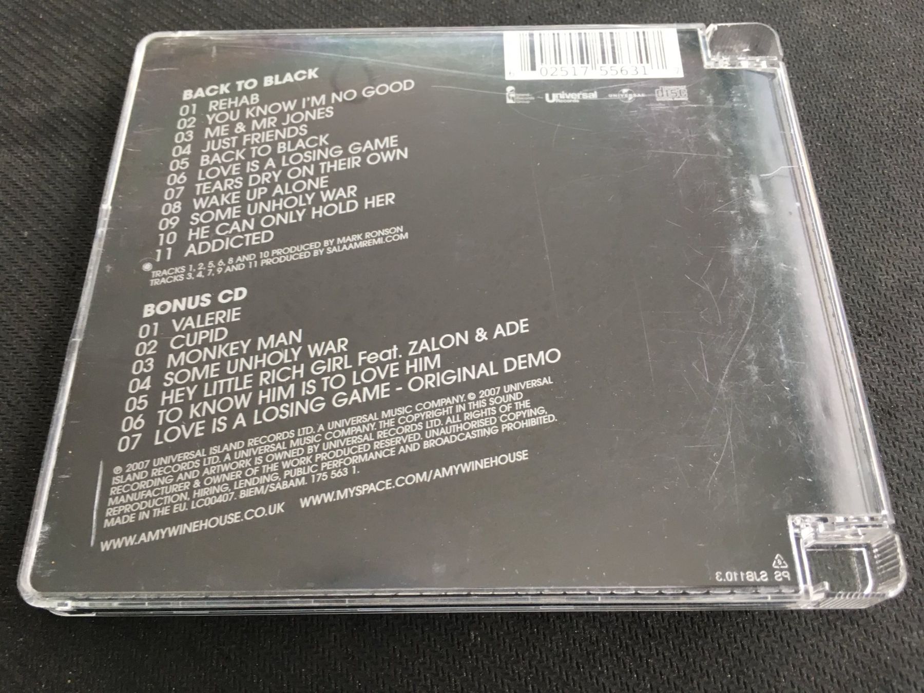 CD: Amy Winehouse - Back to Black -CD- 2cd – Usato da St.Gallen venduto da MedienJoe 2