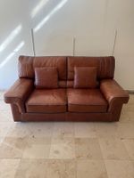 GOBET Vintage Ledersofa Cognac – Schweizer Qualität