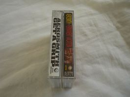 2x Musikkassetten - Aerosmith - 70s 80er Rock Metal - MC