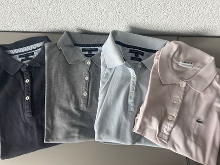 Poloshirt hilfiger und Lacoste Damen S bis M