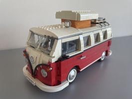 Lego Volkswagen T1 Camper Van rot/weiss wie neu