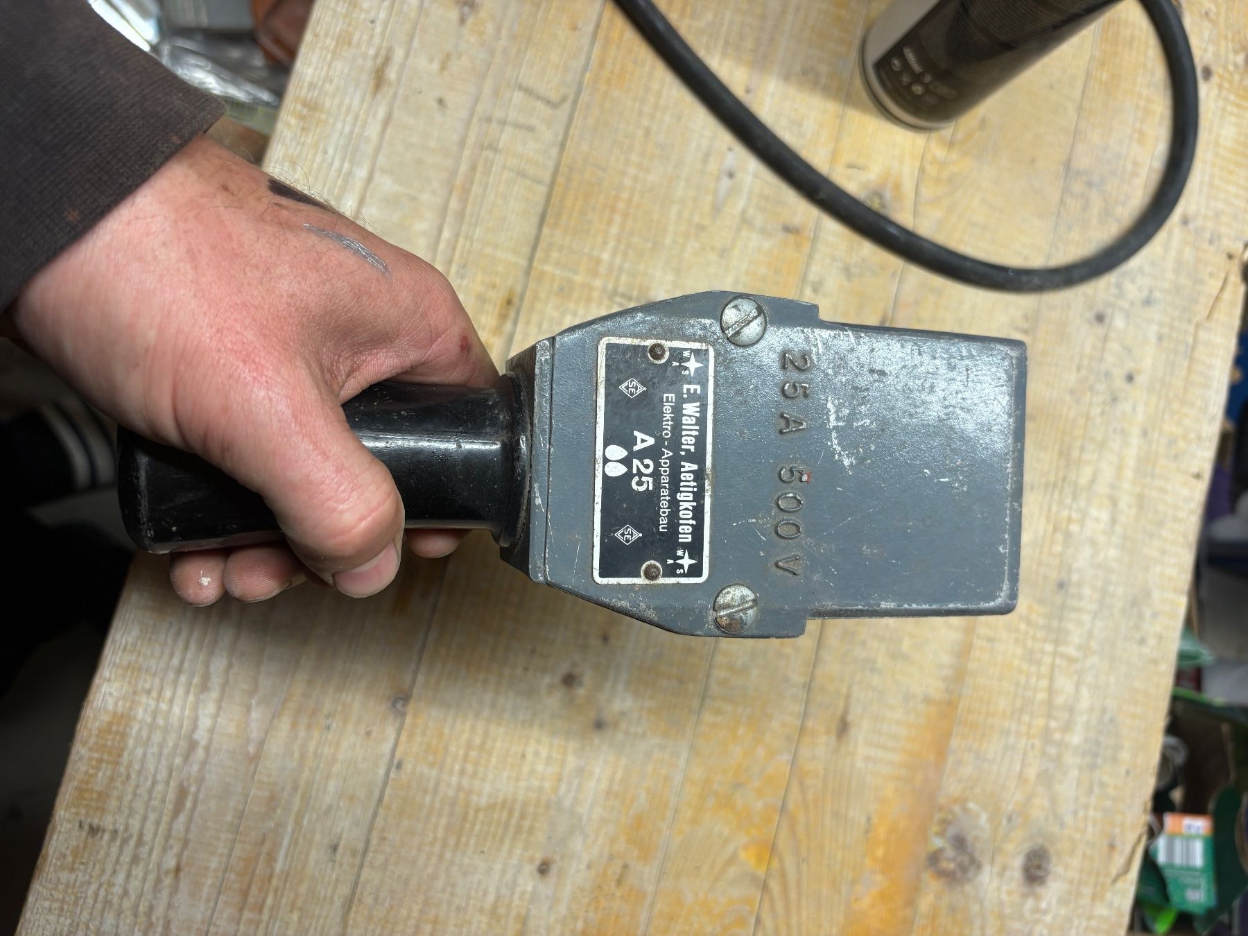 Spine: Stecker 25A 500V gebraucht 4Pol – Usato da Wängi venduto da puller02