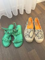 Damensandalen Grösse 37 je paar 20.-