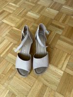 Keilabsatz Sandalen nude Grösse 39