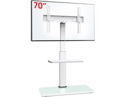 TV Ständer weiss mit Ablage für 32-70 Zoll LCD/LED Fernseher