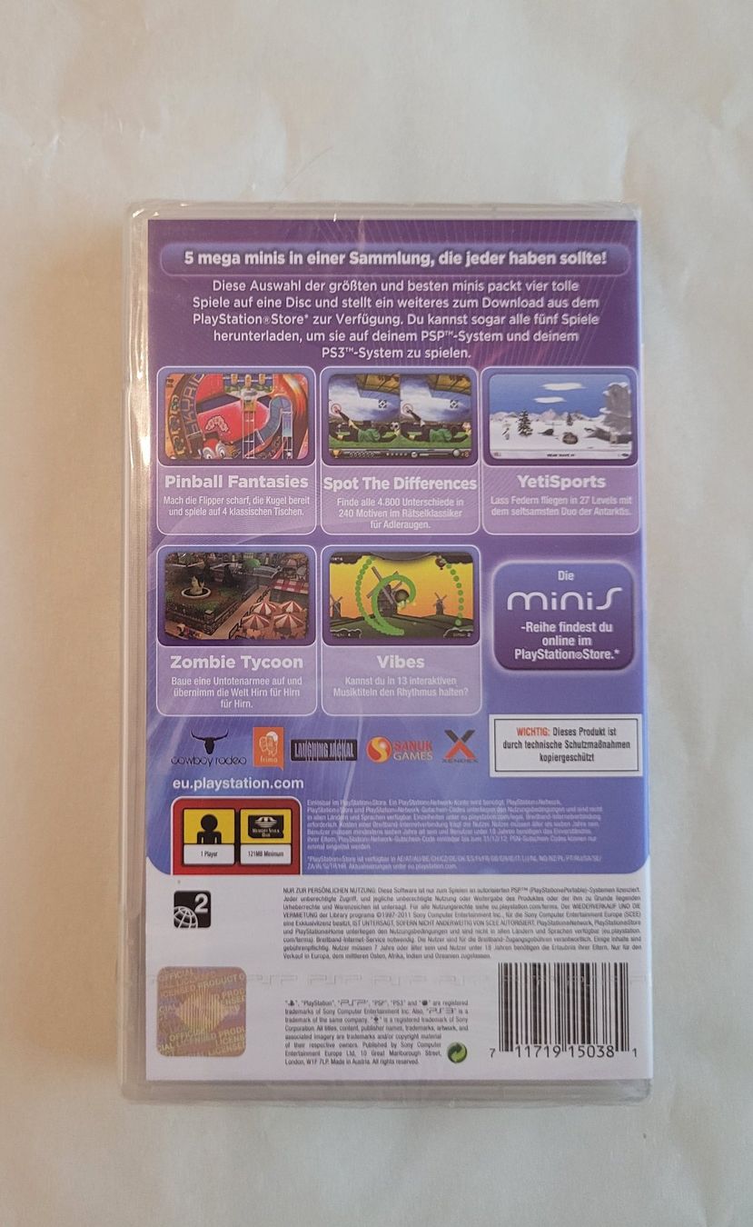 PSP - Mega Minis Volume 1 - neu und ovp (Neu und originalverpackt) in ...