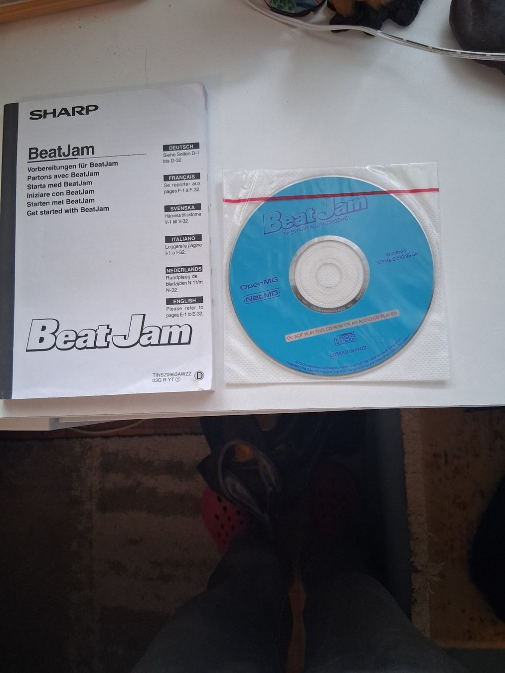Minidisc: Minidisc. Manuel et CD BeatJam SHARP pour Windows – Gebraucht aus Aigle von Marcagapit