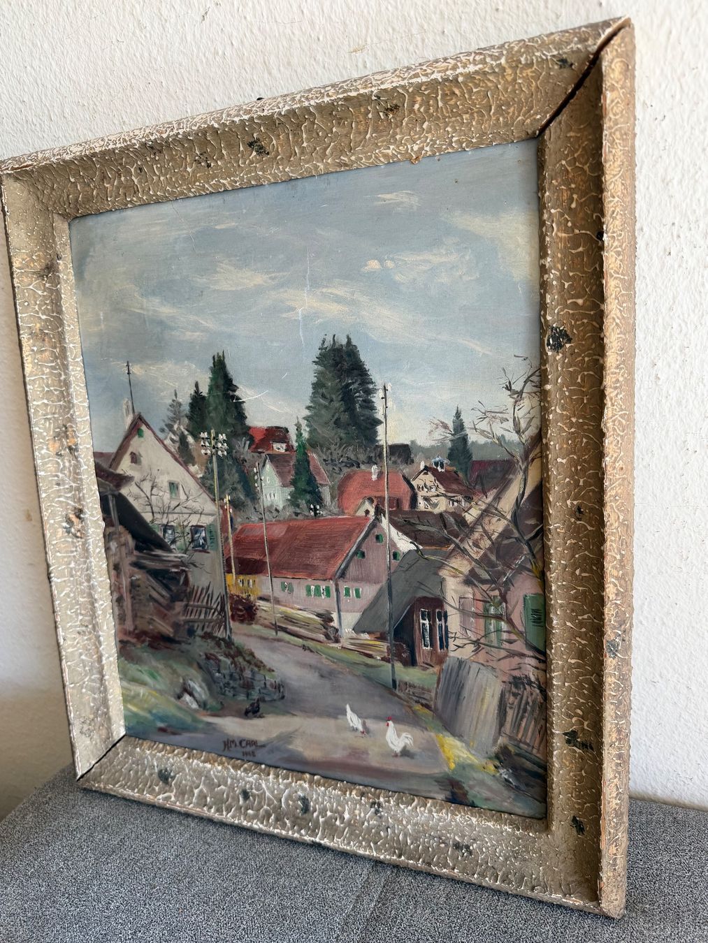 Dipinti: HM. CARL 1948 Original Gemälde – Usato da Basel venduto da PAUL_ART 8