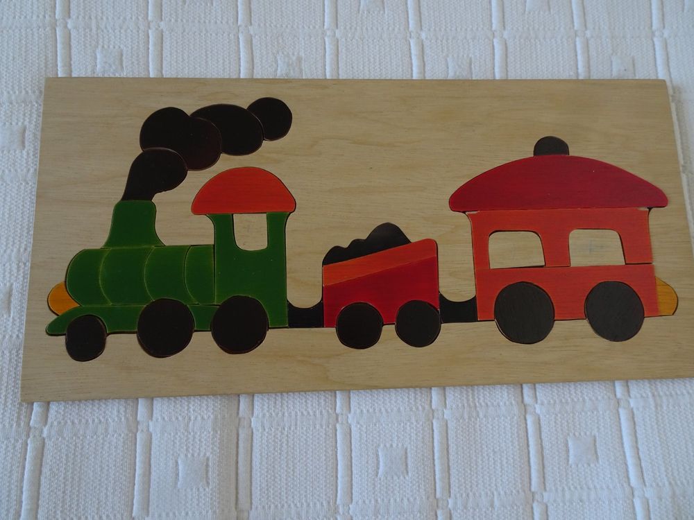 Puzzles: Holzpuzzle, Dampfzug – D'occasion à Bünzen par margretsch