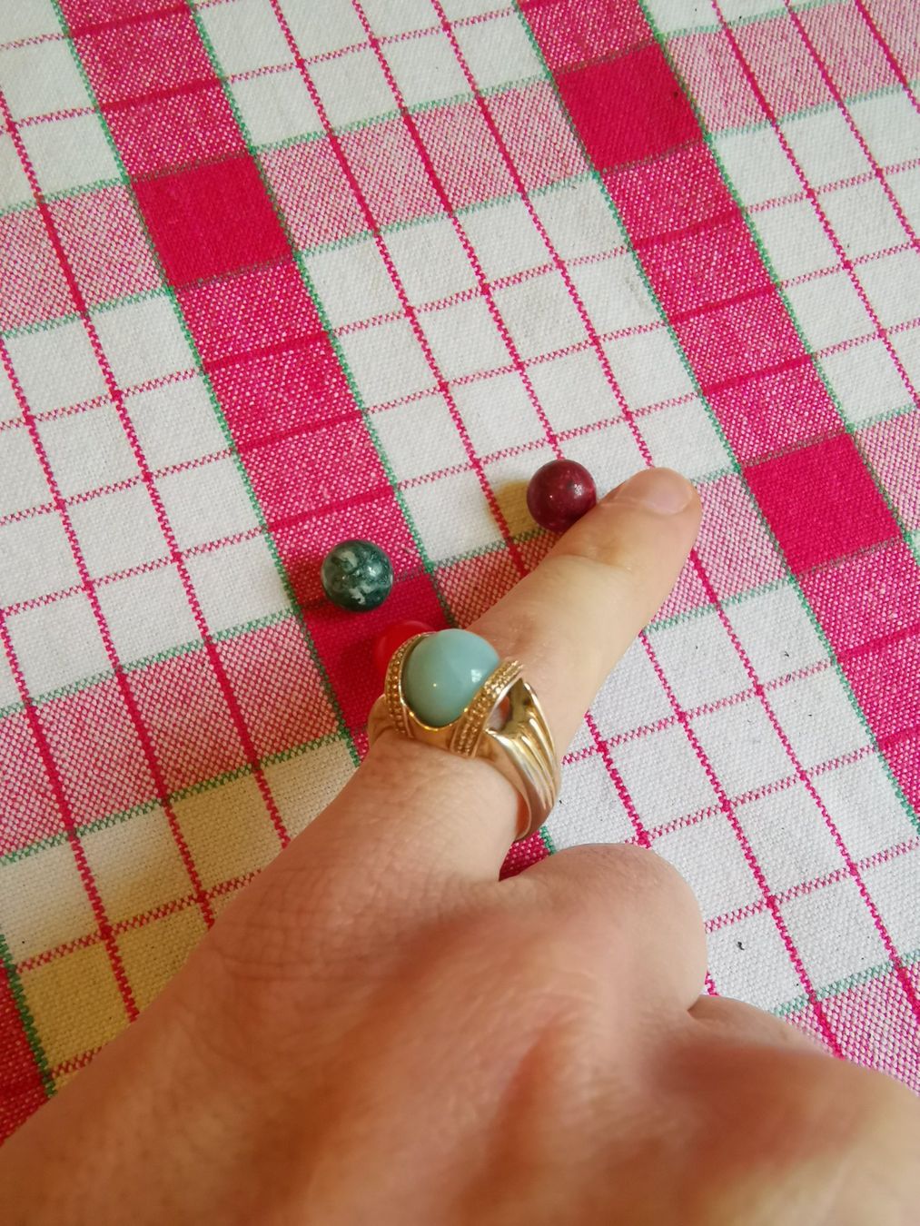 Anelli: Bague avec pierres interchangeables – Usato da Genève venduto da GenevasWunderkammer 1