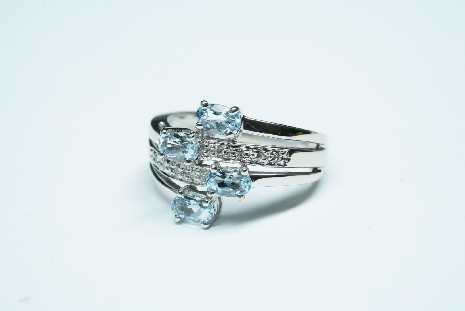 Anelli: Fingerring 14k Weissgold – Usato da Bülach venduto da Re-Jewelled