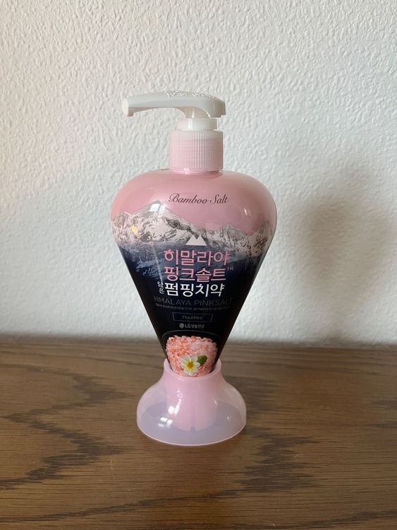 LG Bamboo Salt Pumping Toothpaste / Zahnpasta Himalaya Pink (Neu und ...
