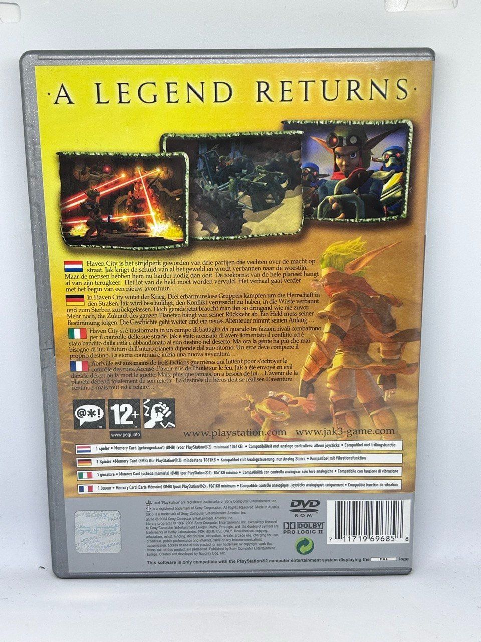 Sony Jeux: Jak 3 per PlayStation 2 – D'occasion à Giubiasco par LorisVale 1