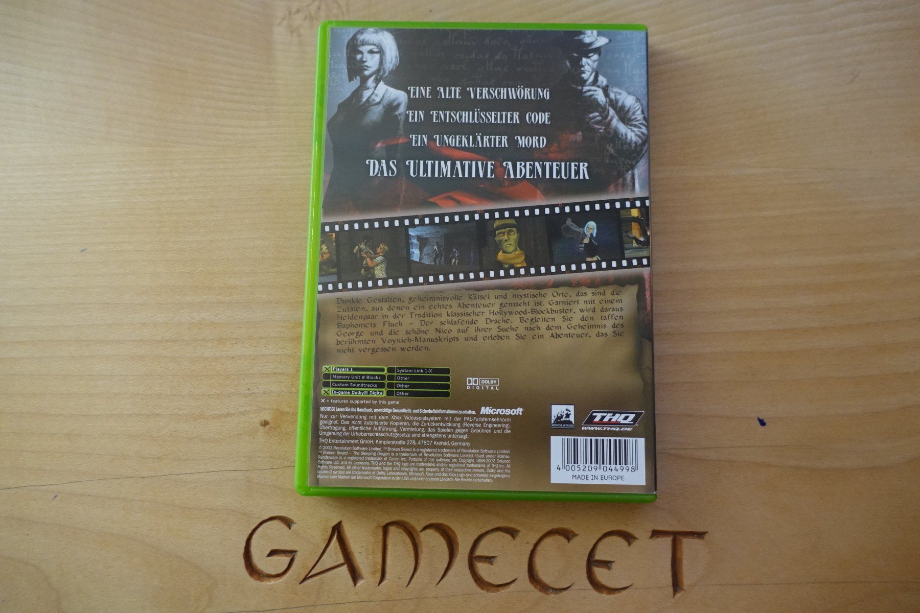 Microsoft Spiele: Baphomets Fluch: Der schlafende Drache – Gebraucht aus Steinach von Gamecet 2