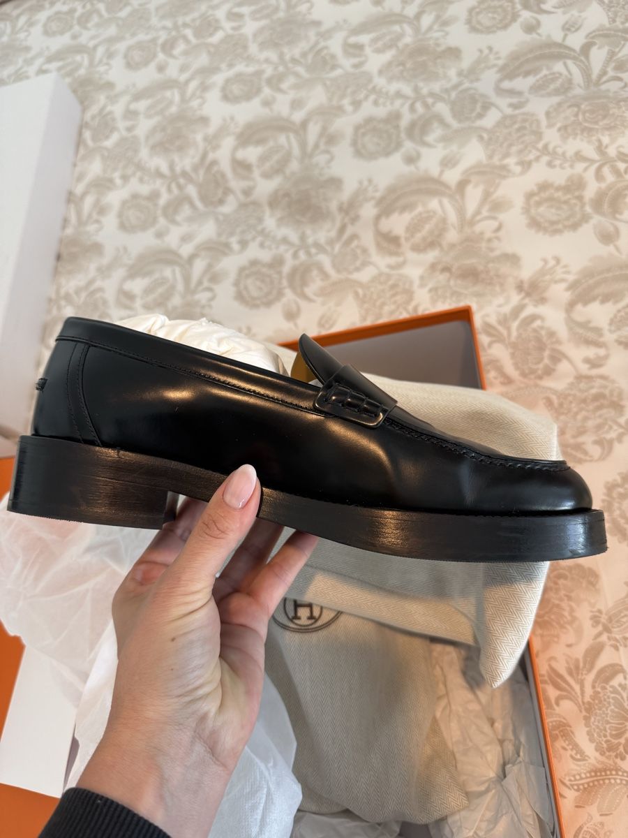 Hermès Scarpe da donna: Mocassins noirs Hour de Hermès  - Taille 41 – Usato da Martigny venduto da Luxivore83 1