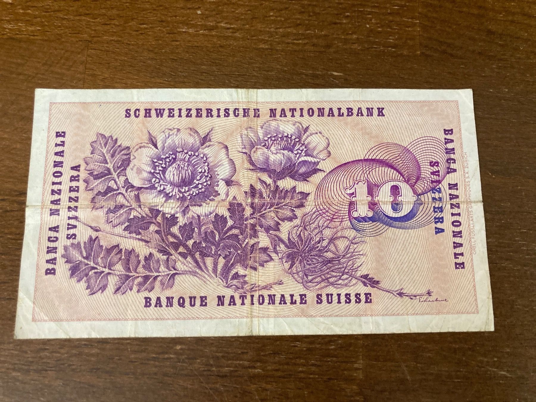 Banconote: CHF 10.00 Serie 63 P – Usato da Jonen venduto da Sevenb 1