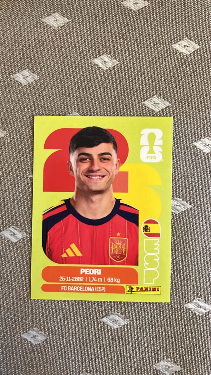 Panini Carte collezionabili: FIFA WORLD CUP 2026 Sticker Pedri ESP11 – Nuovo (secondo la descrizione) da Zürich venduto da carileo55