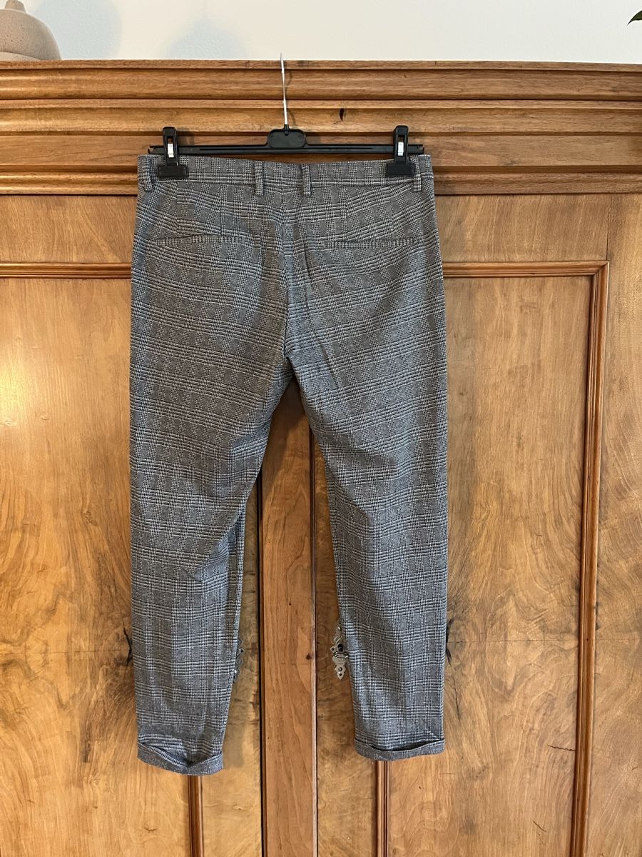 Cinque Pantalons: Chino, grau kariert, Gr. 48, cinque – D'occasion à St. Gallen par Gloom22 2