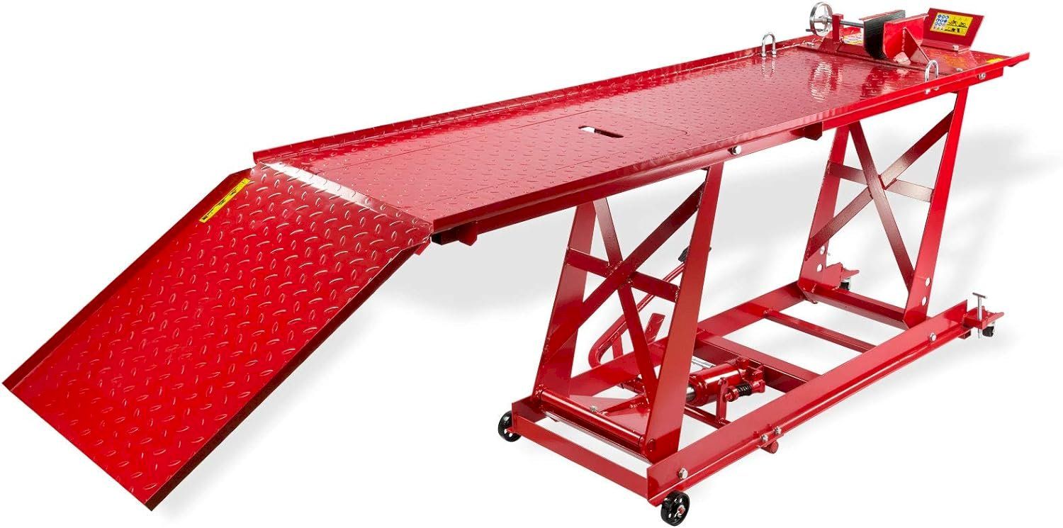 Montageständer: Dema Motorradhebebühne rot 450kg – Neu und originalverpackt aus Bottighofen von zaap 2