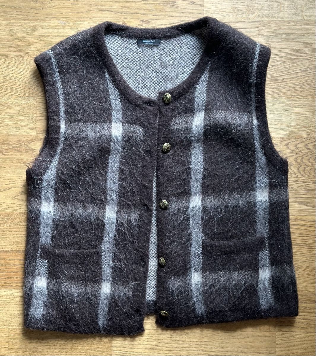 Massimo Dutti Gilets: Strickweste kariert Grösse S Massimo Dutti – D'occasion à Basel par FatmaCan52 3
