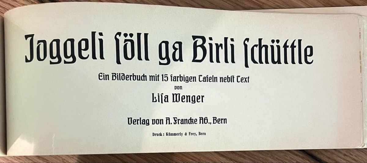 Libri: Joggeli söll ga Birli schüttle – Usato da Rombach venduto da pia_89kt 2