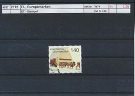 2012 FL, "Europamarke", ET - Stempel