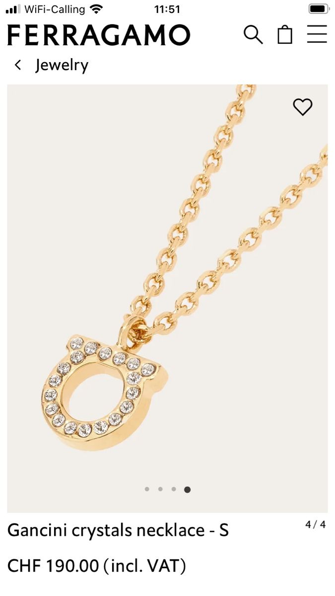 Altri gioielli: FERRAGAMO necklace – Nuovo e nell'imballaggio originale da sion venduto da orchikorchik 3