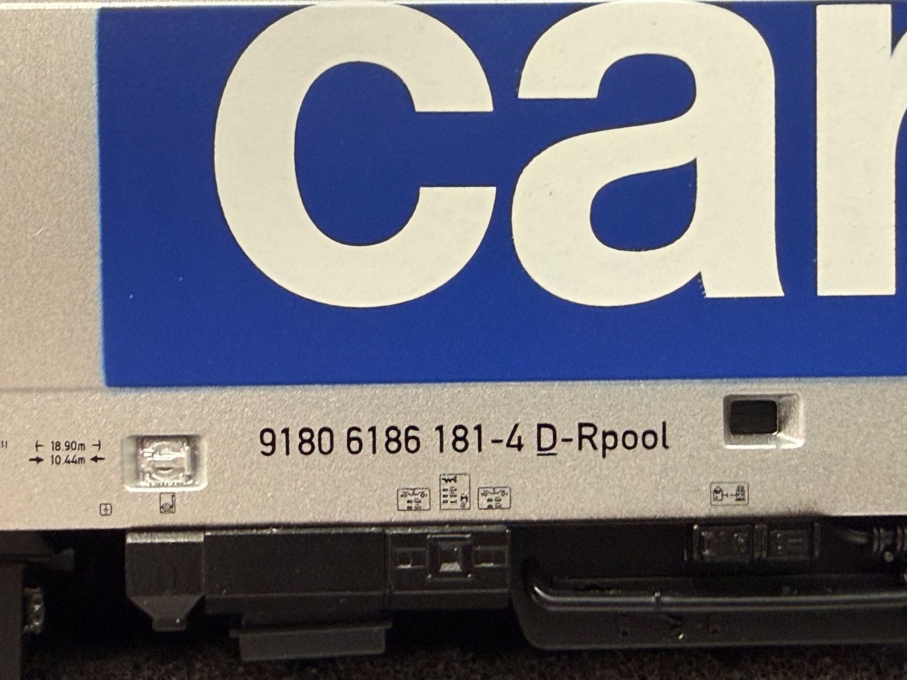 Piko Modelleisenbahnen: Piko 96730 SBB BR 186 Railpool Cargo E-Lok / DC HO – Gebraucht aus Jonschwil von sutfra12 6