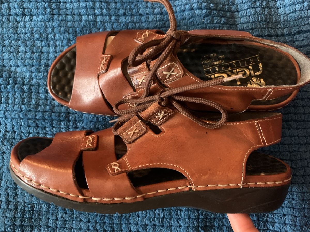 Rieker Scarpe da donna: RIEKER Sandale aus Leder gr 38 – Usato da Gutenswil venduto da Bregenzer8610 1