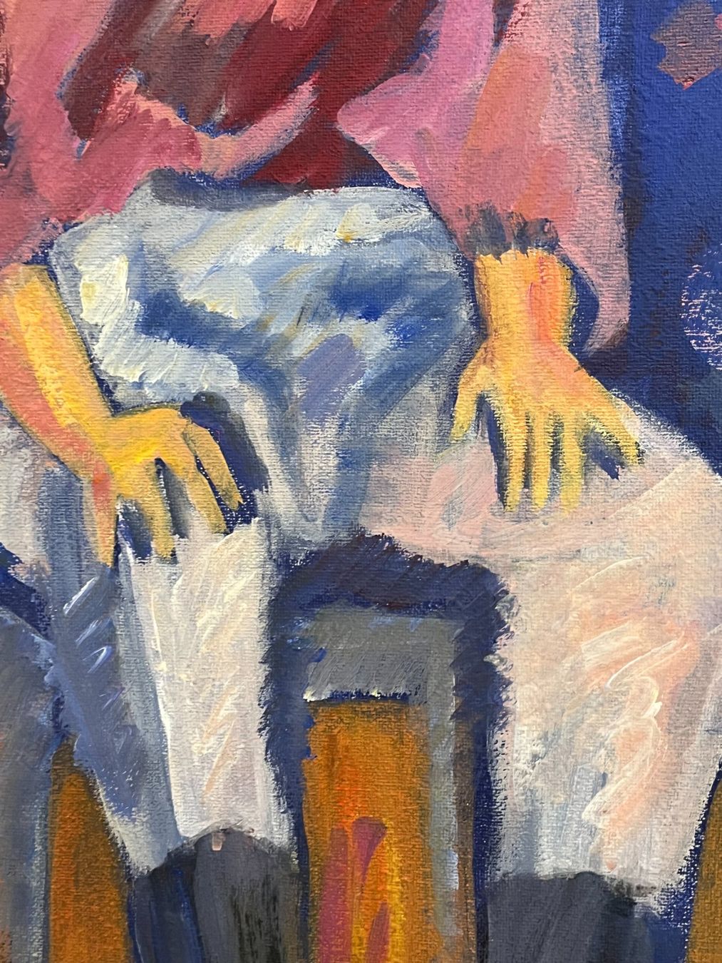 Gemälde: RITA AFFOLTER Ölgemälde Portrait Mädchen signiert – Gebraucht aus Basel von Kaffee_und_Kunst 3