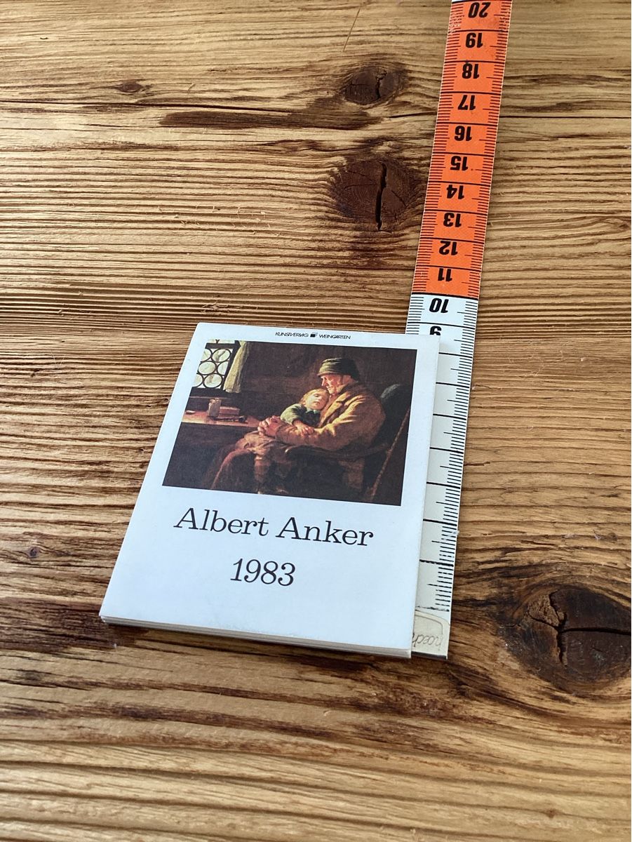 Kalender: Kleiner Albert Anker Kalender 1983 – Gebraucht aus Wassen UR von SABDOM 2