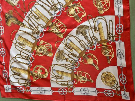 Foulard Hermès en soie "Cliquetis"