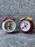 2x Disney Wecker Mickey Minnie Vintage Réveil