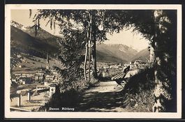 AK Davos, Teilansicht vom Rütiweg