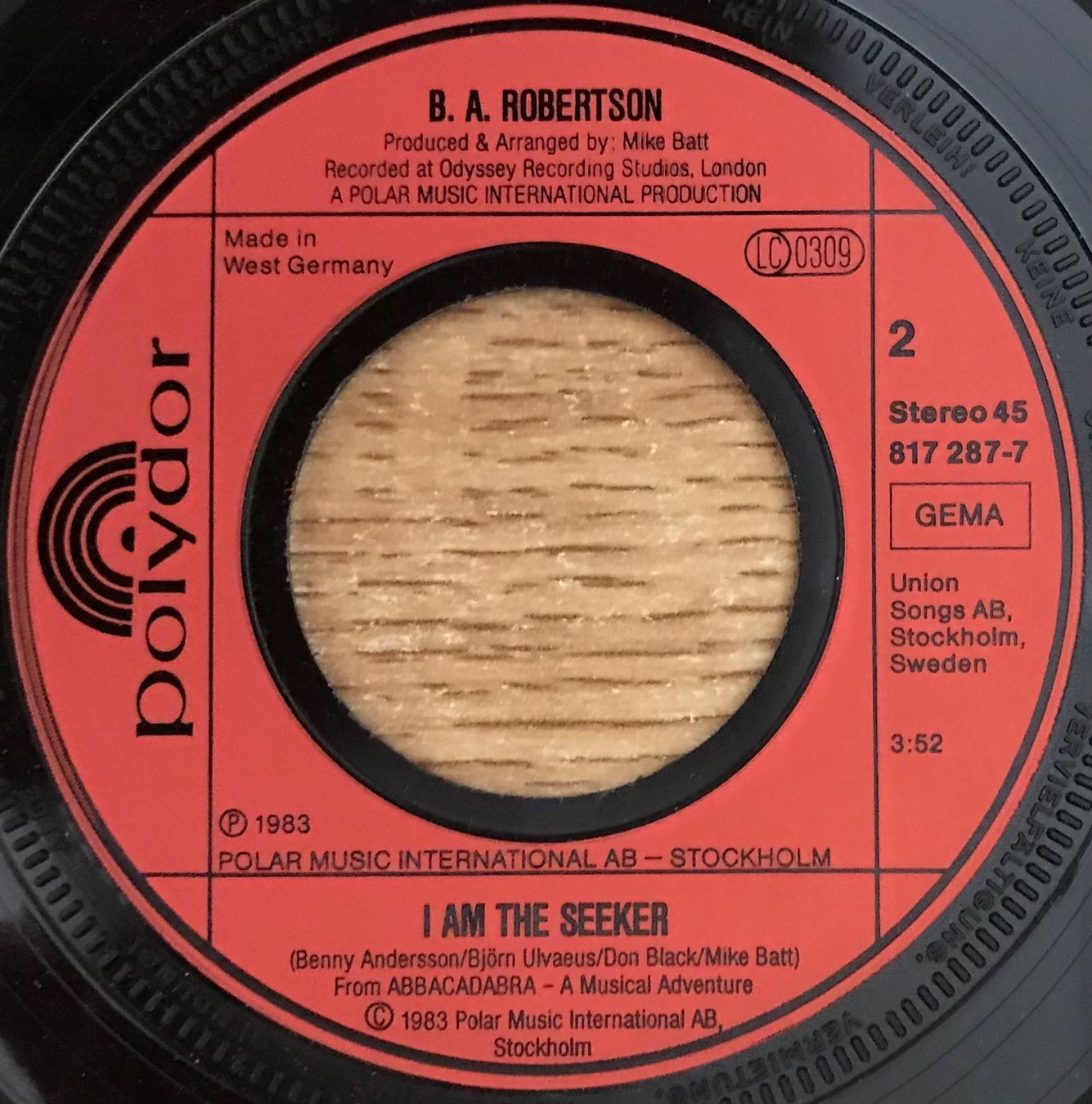 Vinyles: FRIDA & B.A. ROBERTSON - TIME – D'occasion à Bussigny par vinyl-pas-cher 3