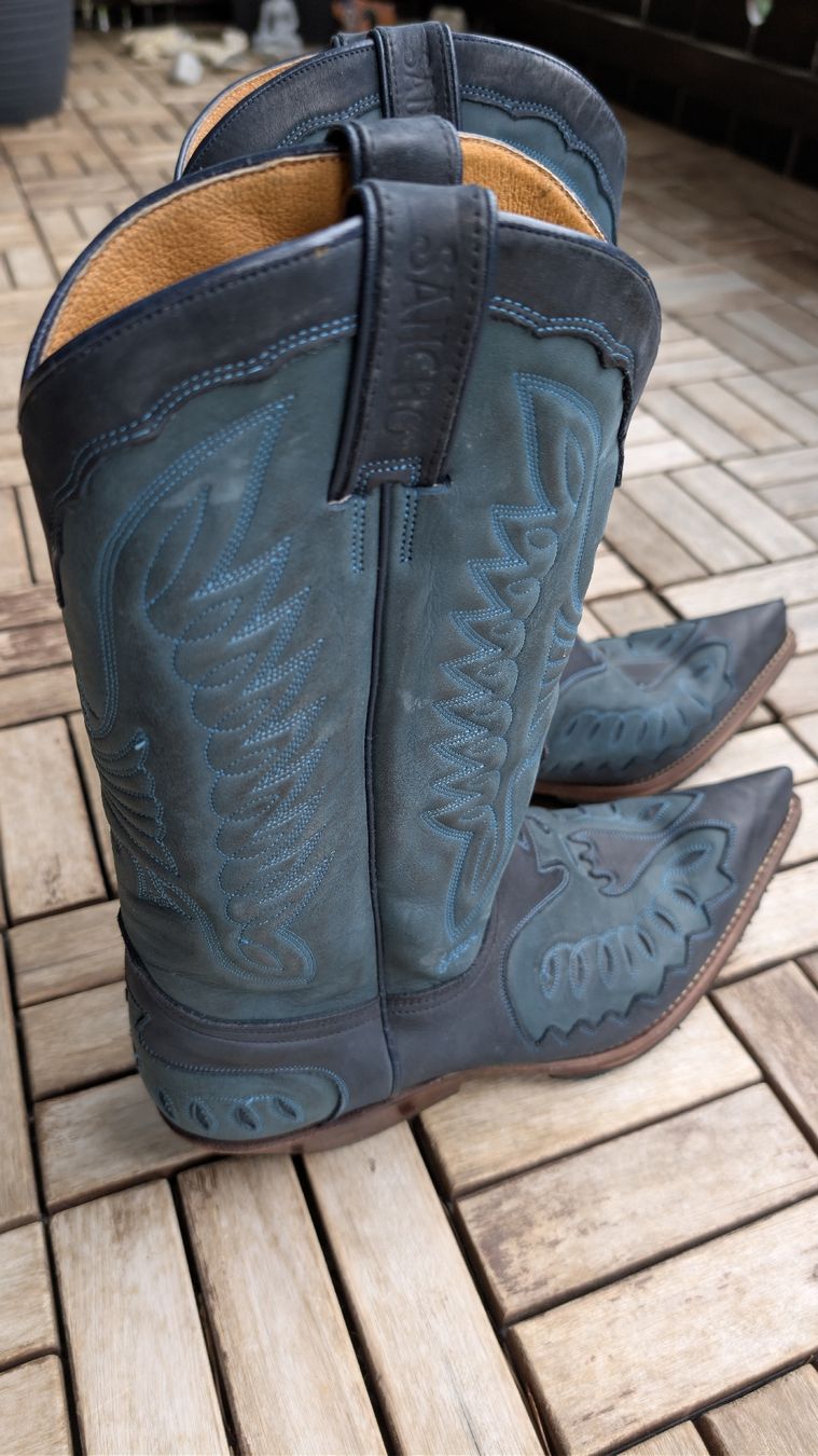 Sancho Abarca Scarpe da uomo: Sancho Boots Cowboystiefel Grösse 44 – Nuovo (secondo la descrizione) da Adelboden venduto da Markusandra 1
