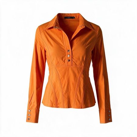 Damen Bluse Cortefiel orange Grösse 40