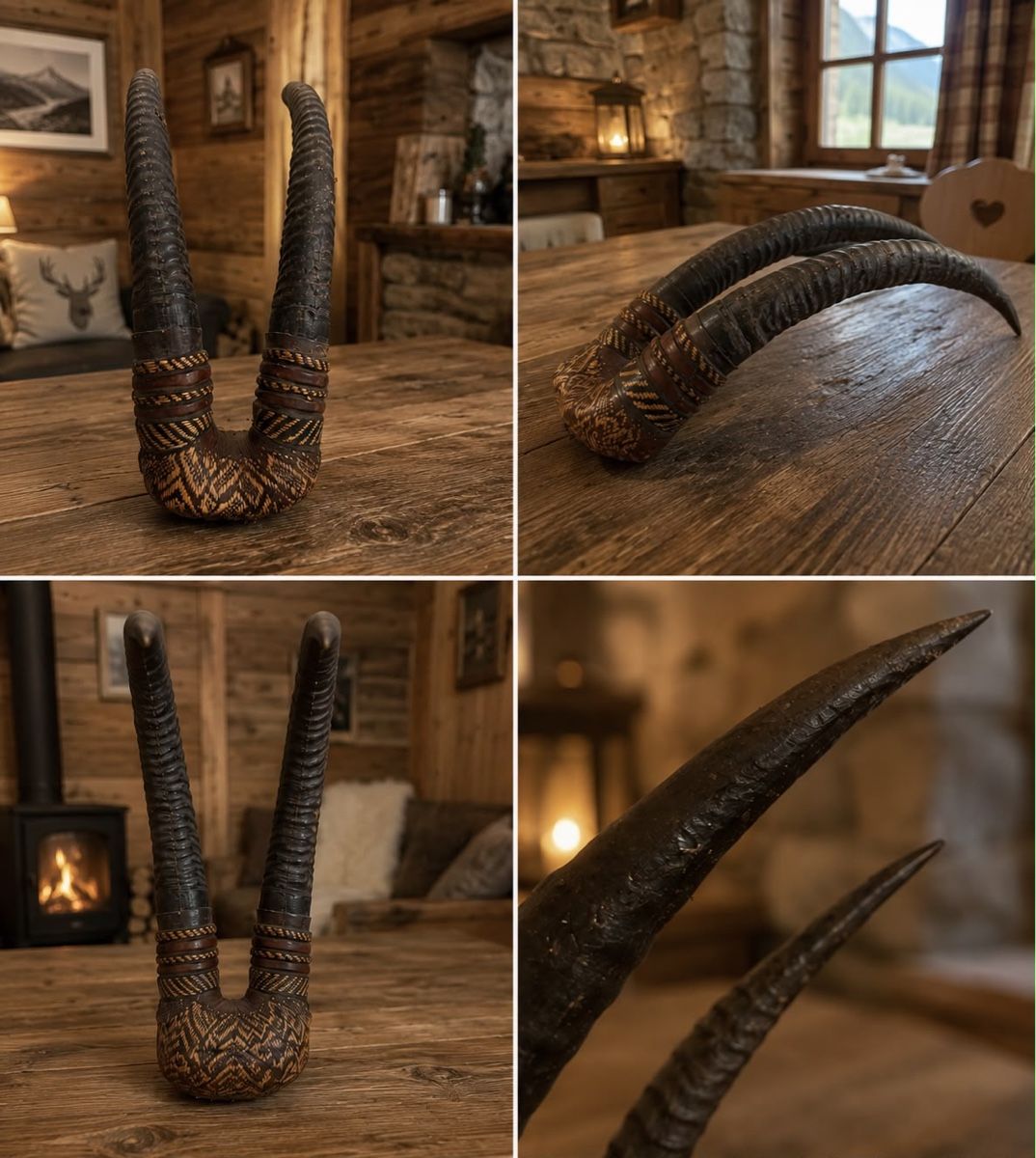 Toutes les décorations: Hornschmuck mit Handbemalung – Neuf avec emballage d'origine à Tennwil par Zaylaaa