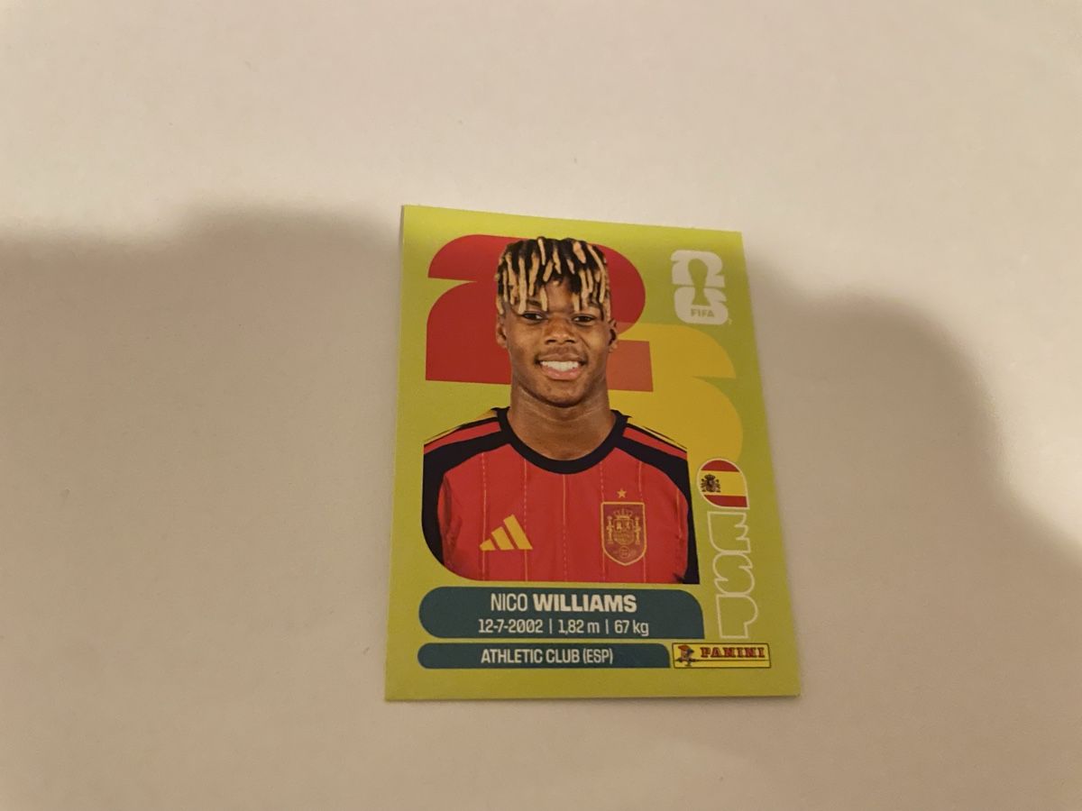 Panini Carte collezionabili: FIFA WM 2026 Nico Williams ESP 17 – Nuovo (secondo la descrizione) da Winterthur venduto da Cobraforce
