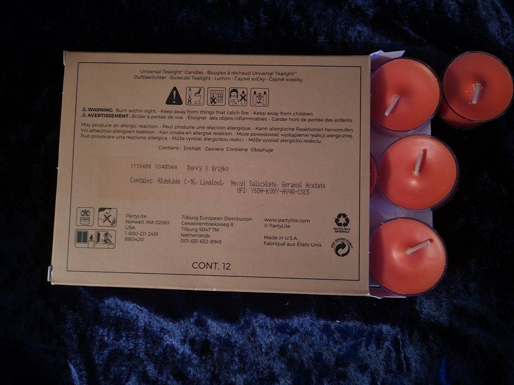 Partylite 12 Teelichter 'Hokus Pokus' - Magische Stimmung Für Zuhause