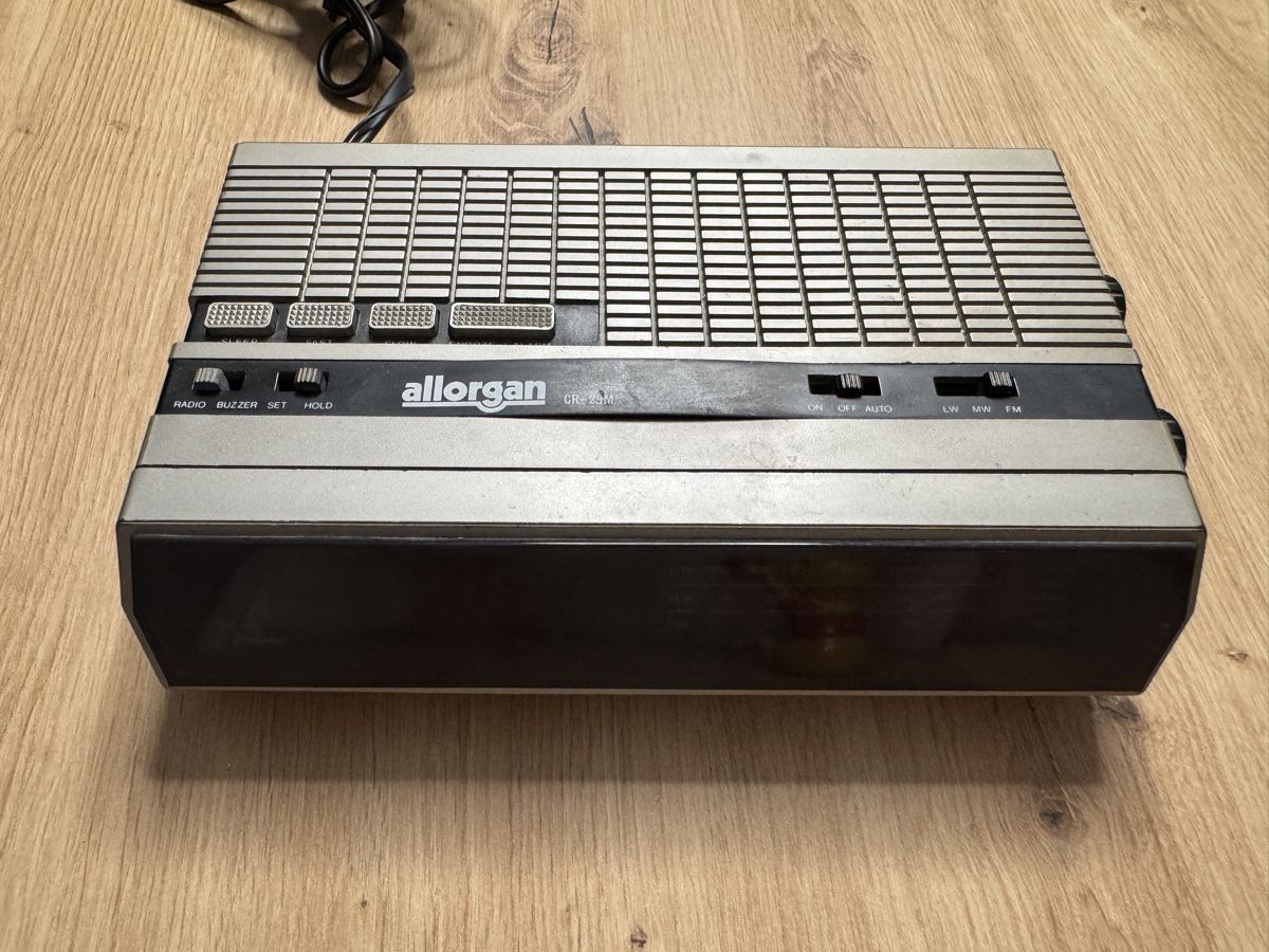 Wecker: Retro Allorgan CR-25M Radiowecker – Defekt aus Biberist von etesummer