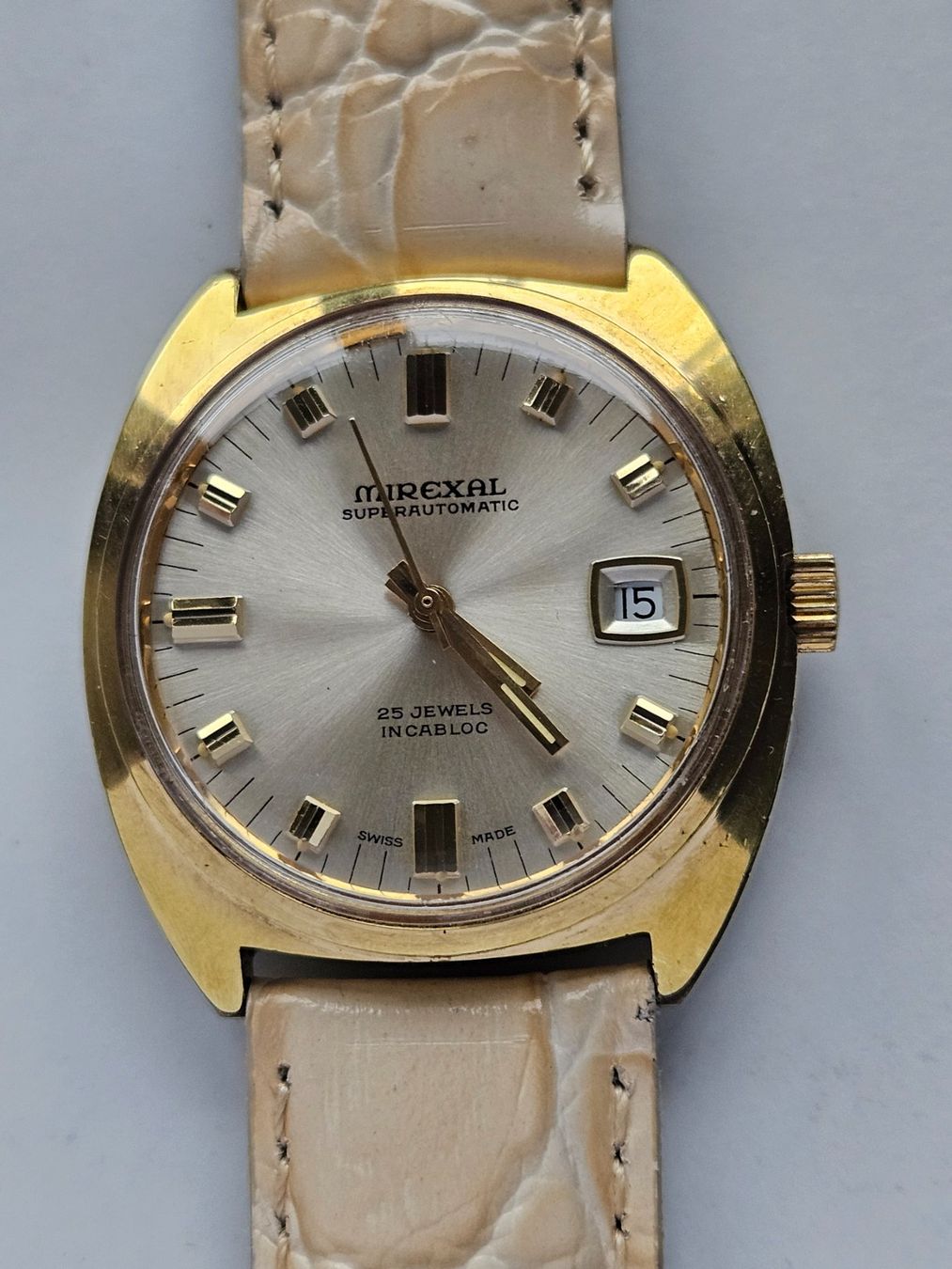 Mirexal Uhren: 816 Mirexal Superautomatic 25 Jewels Date – Gebraucht aus Berikon von mmm21
