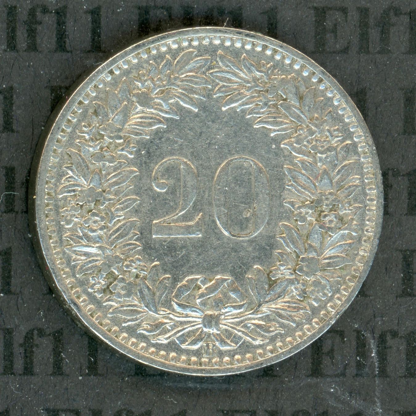 Tutti le monete: CHF___0.20 1921 ss+ 20 Rappen – Usato da Widnau venduto da Elf11 1